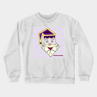 Purple Santa Crewneck Sweatshirt